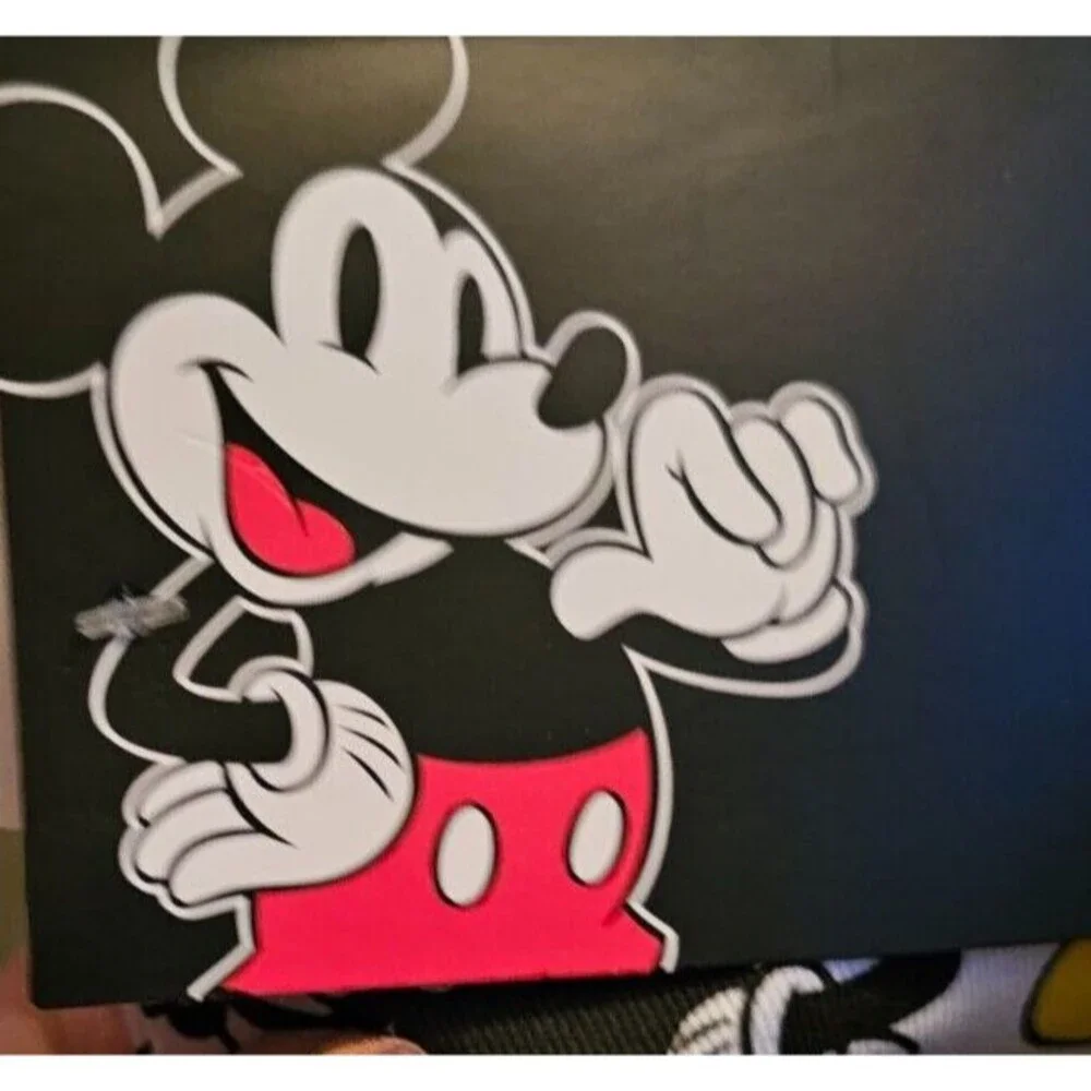 Disney Mickey Mouse Pattern Cotton Apron Cheerful Kitchen Cookout Party Happy